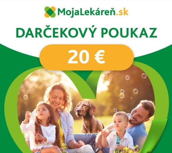 Elektronický darčekový poukaz MojaLekáreň.sk - 20 €